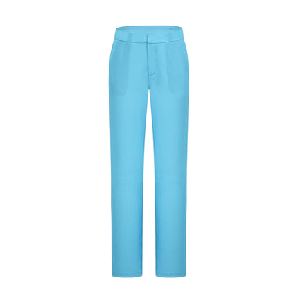 Emilia Blue Floral Applique Jacket Trousers Set