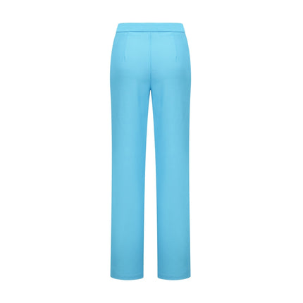 Emilia Blue Floral Applique Jacket Trousers Set