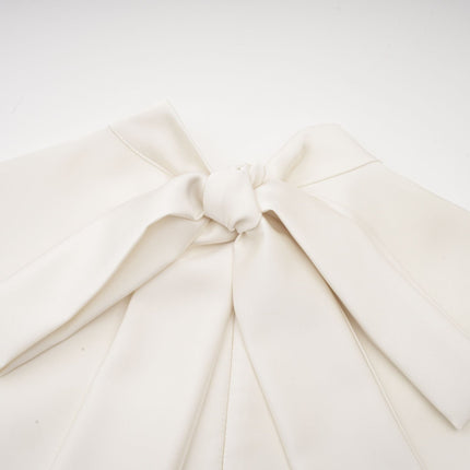 Émilie sleeveless floralapplique midi dress in White