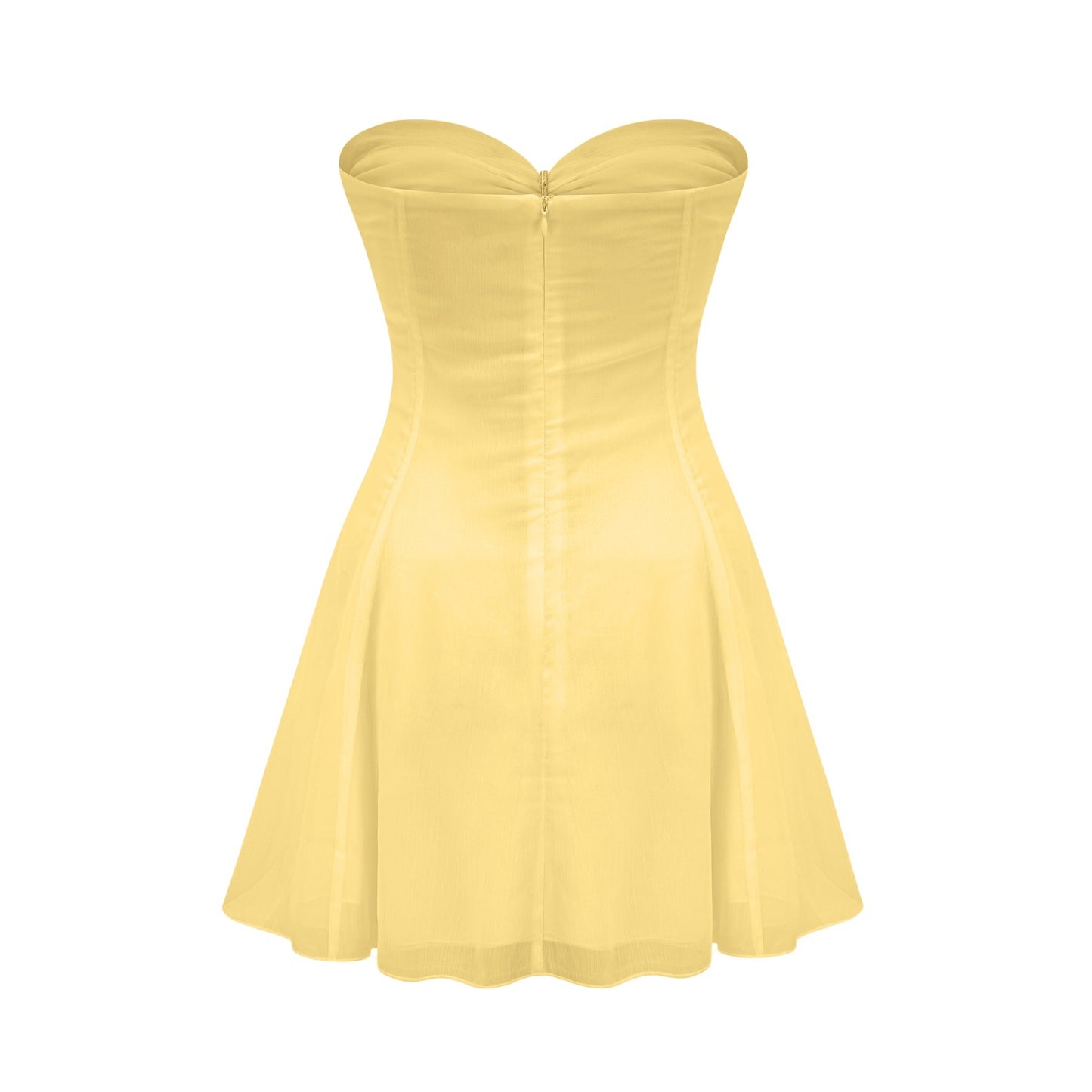 Émilienne cutout pleated offshoulder mini dress
