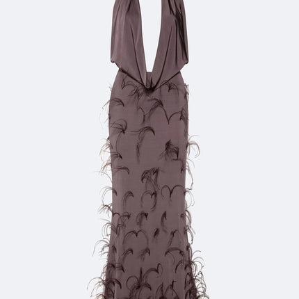 Evelyn wearing Brown Dress with Allure Vibes for middle-aged women