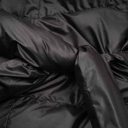 Everleigh Black Padded Jacket Batwing Duvet Knit Trim