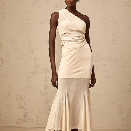 Fabiana Neutrals Top and Skirt Set