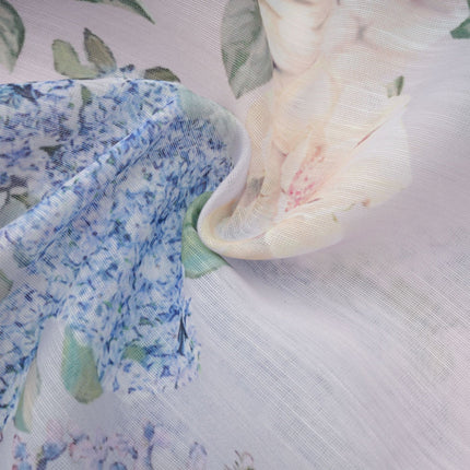 Fabienne lightpink floralprint mini dress