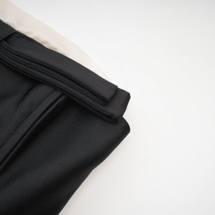 Felisara black bowknot midi dress