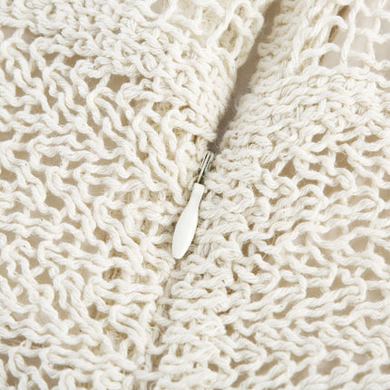 Fiona Off The Shoulder Knitted Skirt & Top Set in Neutrals