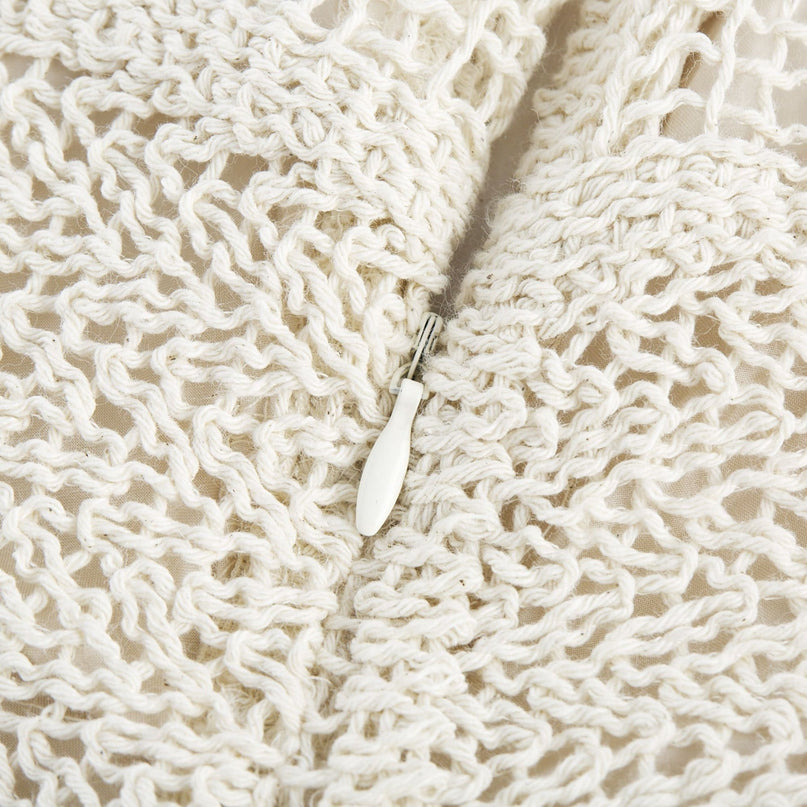 Fiona Off The Shoulder Knitted Skirt & Top Set in Neutrals
