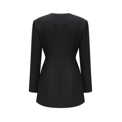 Fionnghuala black crystal mini dress