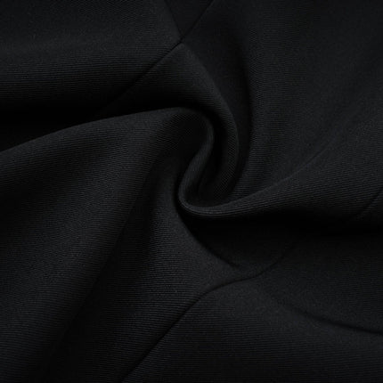 Fionnghuala Black Tailored Jacket with Crystal Buttons