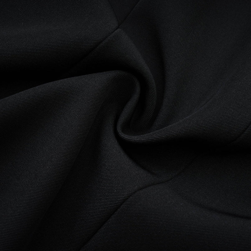 Fionnghuala Black Tailored Jacket with Crystal Buttons