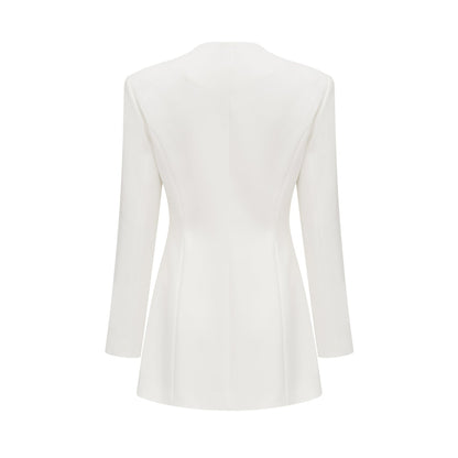 Fionnghuala white crystal mini dress