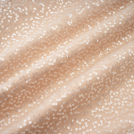 Flavia Neutrals Maxi Dress with Sequin and Faux-Pearl Embellishments