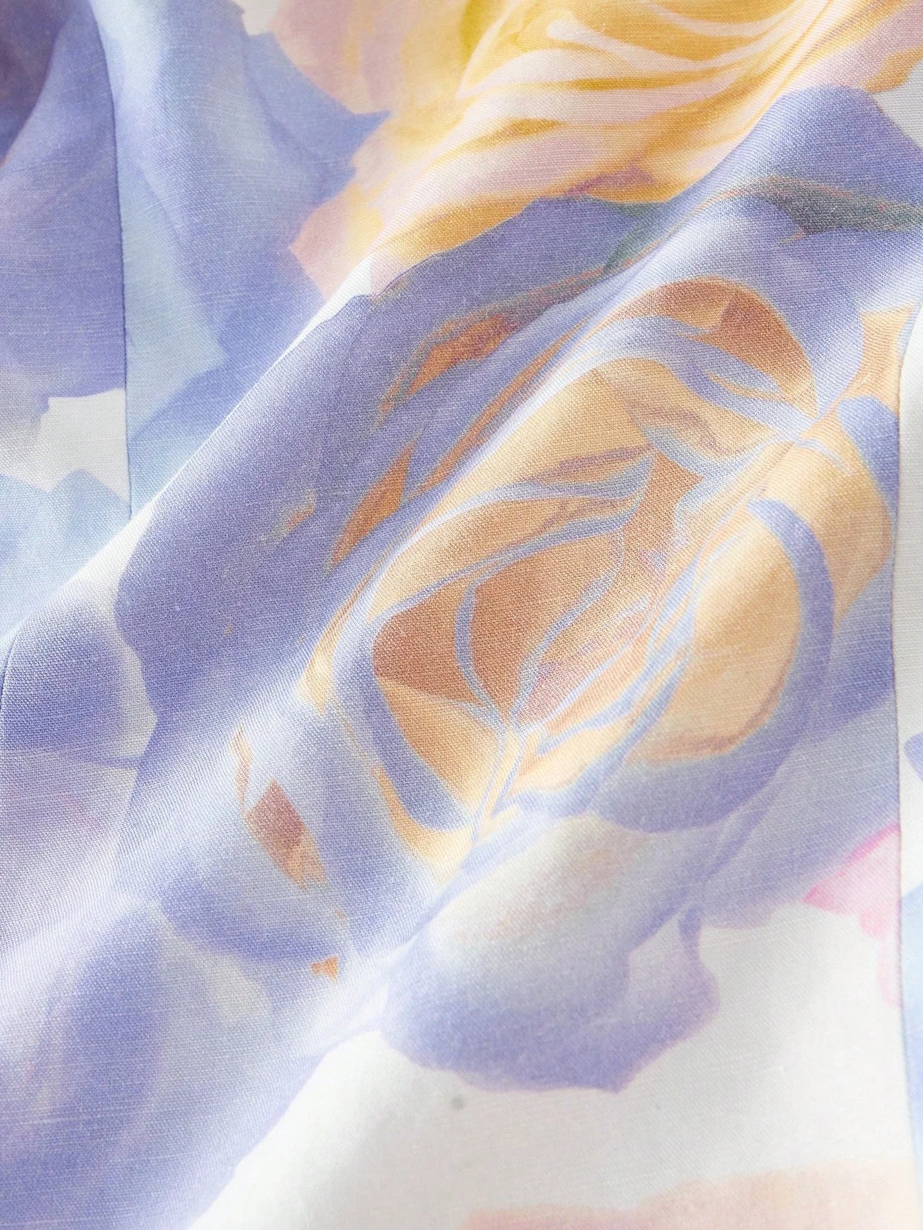 FLORAL PRINT DOUBLE BUTTON BLAZER