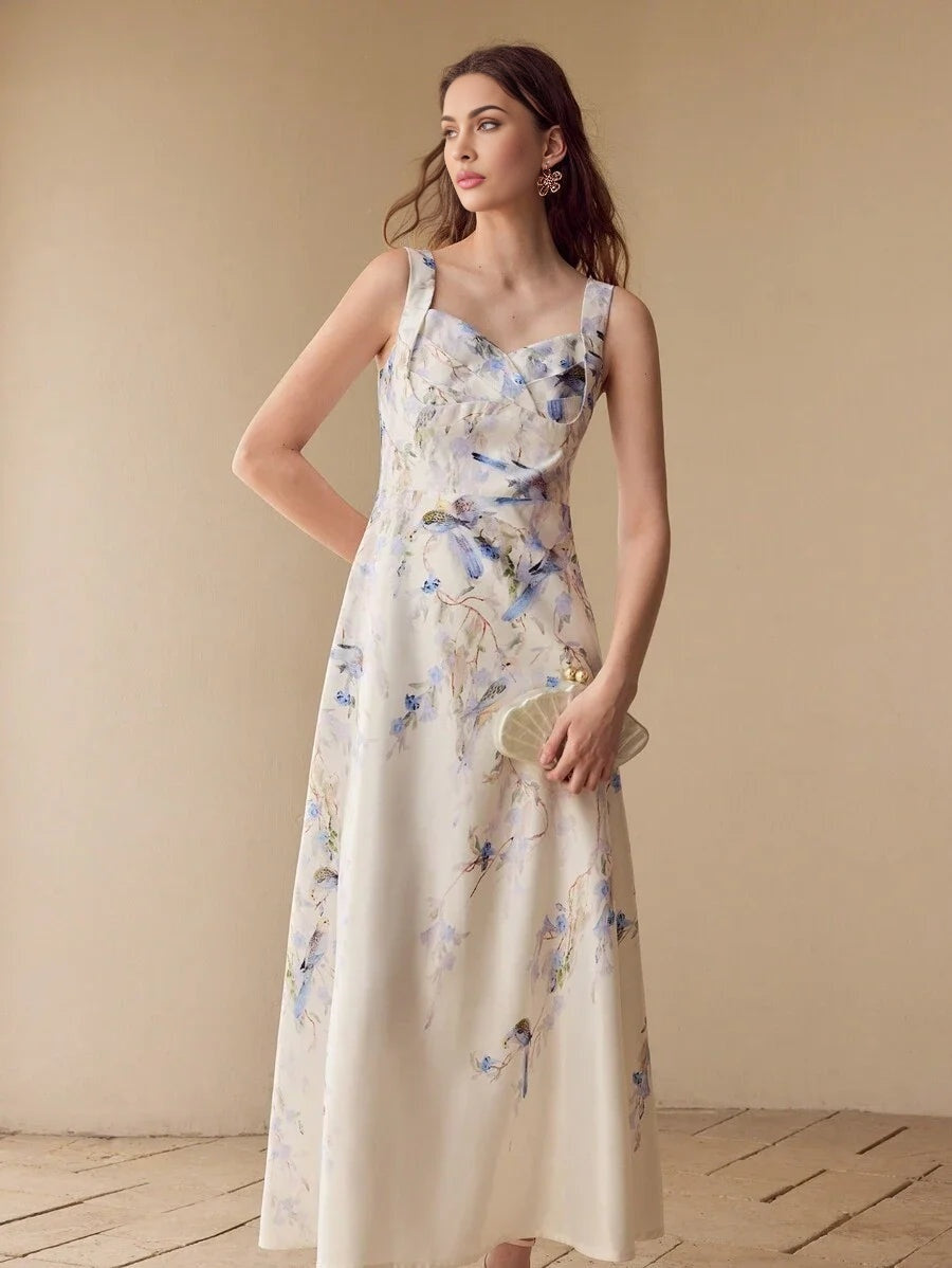 FLORAL PRINT TANK DRESS