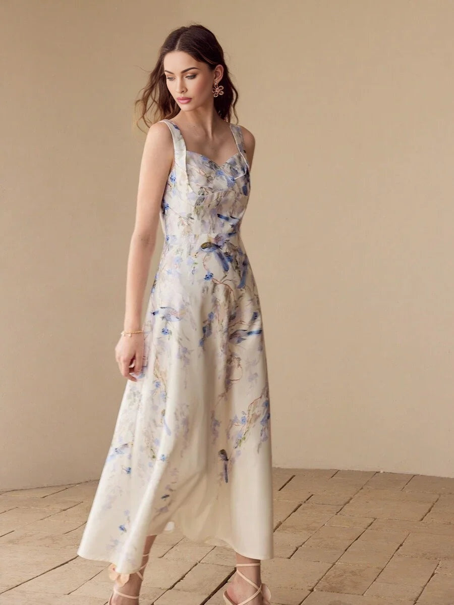 FLORAL PRINT TANK DRESS