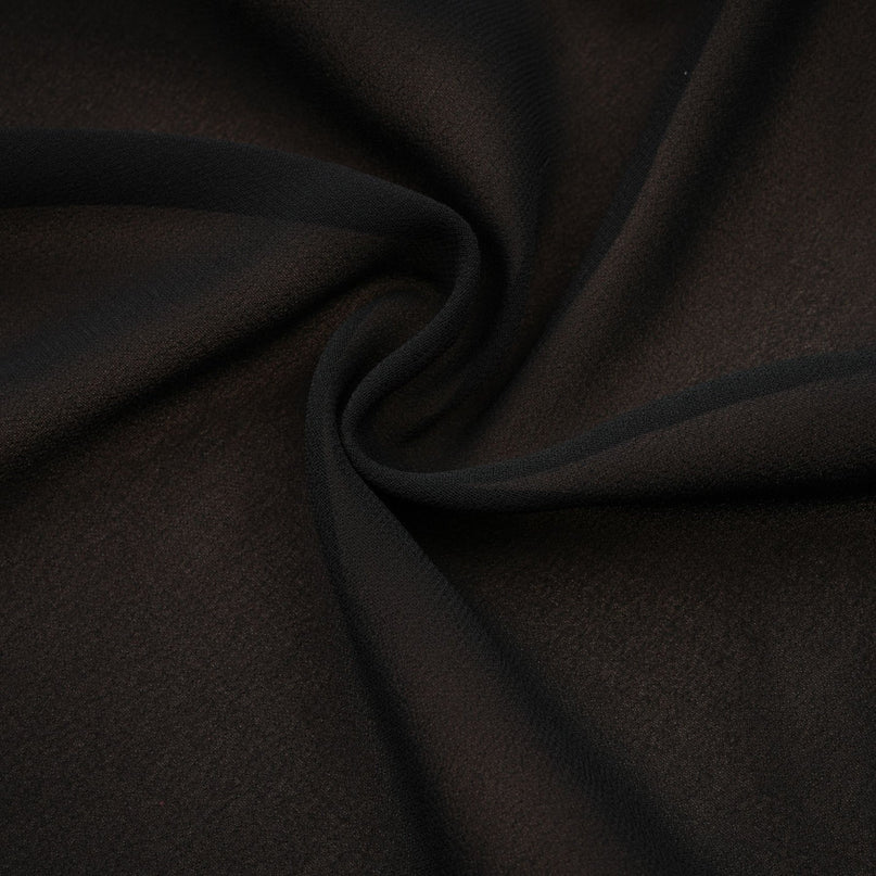 Francesca Black Maxi Dress with Tulle Pleat Ruched and Ruffled Hem in 100% Polyester