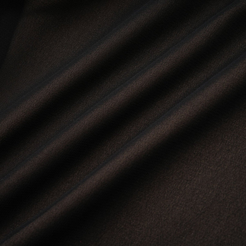 Francesca Black Maxi Dress with Tulle Pleat Ruched and Ruffled Detailing in 100% Polyester fiber
