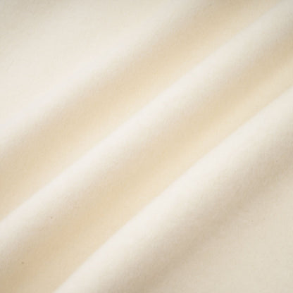Frédérique white wool fur embellished coat