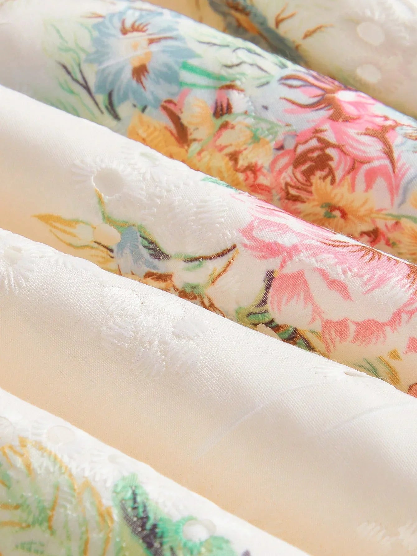 French SingleBreasted Lantern Sleeve Notched Collar Placement Print Loose Waist Belt Long Dress