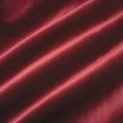 Freya Red Velvet Mini Dress with Faux-Fur Collar and Diamond Decoration