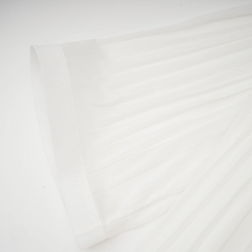 Gaëlle flaredsleeve pleated midi dress