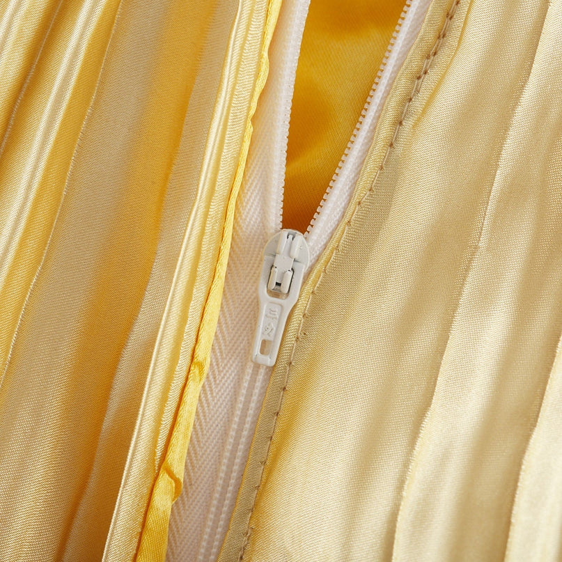 Gelsomina Gold Sequin Maxi Dress