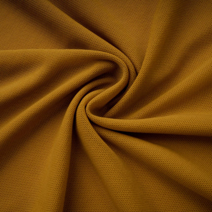 Gemma Maxi Dress in Yellow Polyamide Elastane U-neck Off-the-shoulder Cut-out Ruched Pleated Ocher Drape Train Modern Classic Special Occasion
