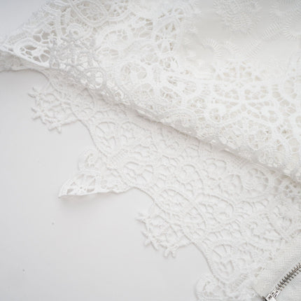 Gemma White Lace Trim Top and Trousers Set