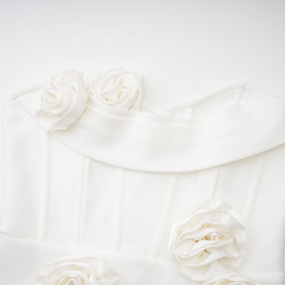 Geneviève offshoulder floral dress
