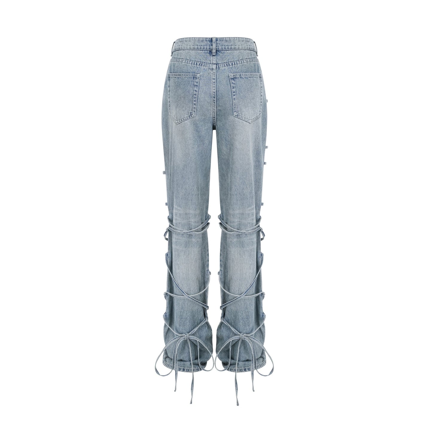Géraldine strapdetail jeans