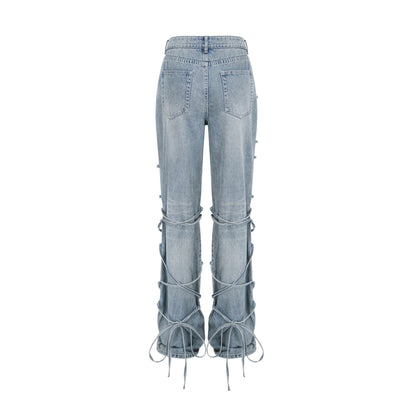 Géraldine strapdetail jeans