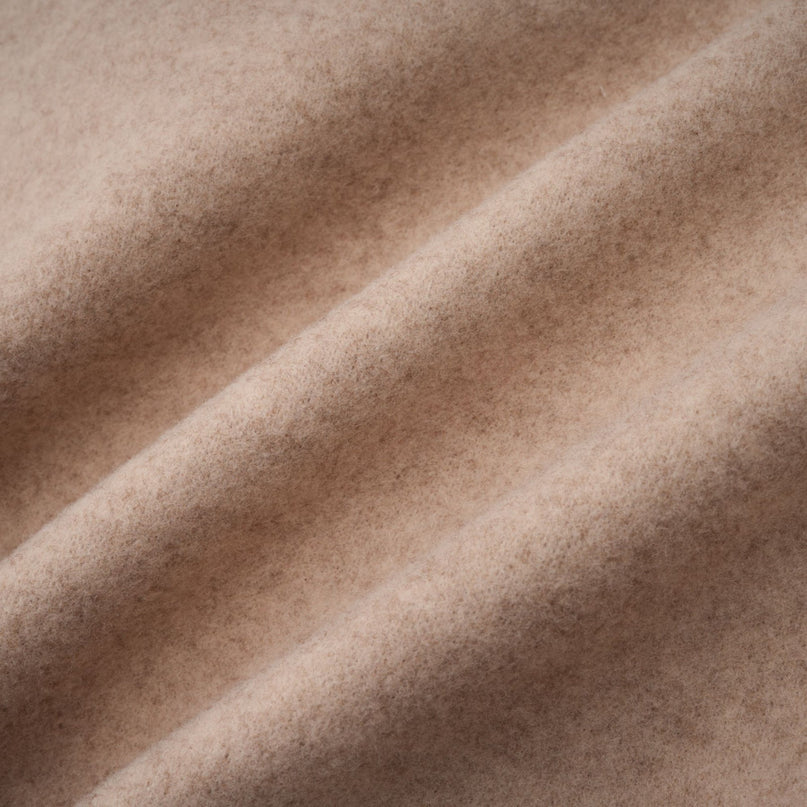 Ginevra Neutrals Coat with Embossed Gold-Tone Buttons and Faux-Fur Detailing