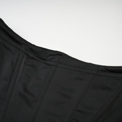 Giselle Black Maxi Dress Crystal Embellishments Pleated Detailing Flared Hem Rear Zip Fastening 100% Terylene Fiber