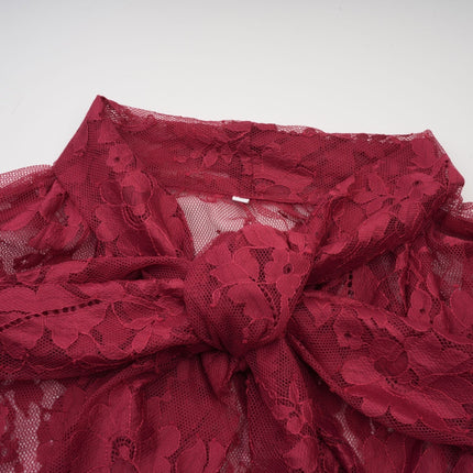 Guendalina Red Lace Dress