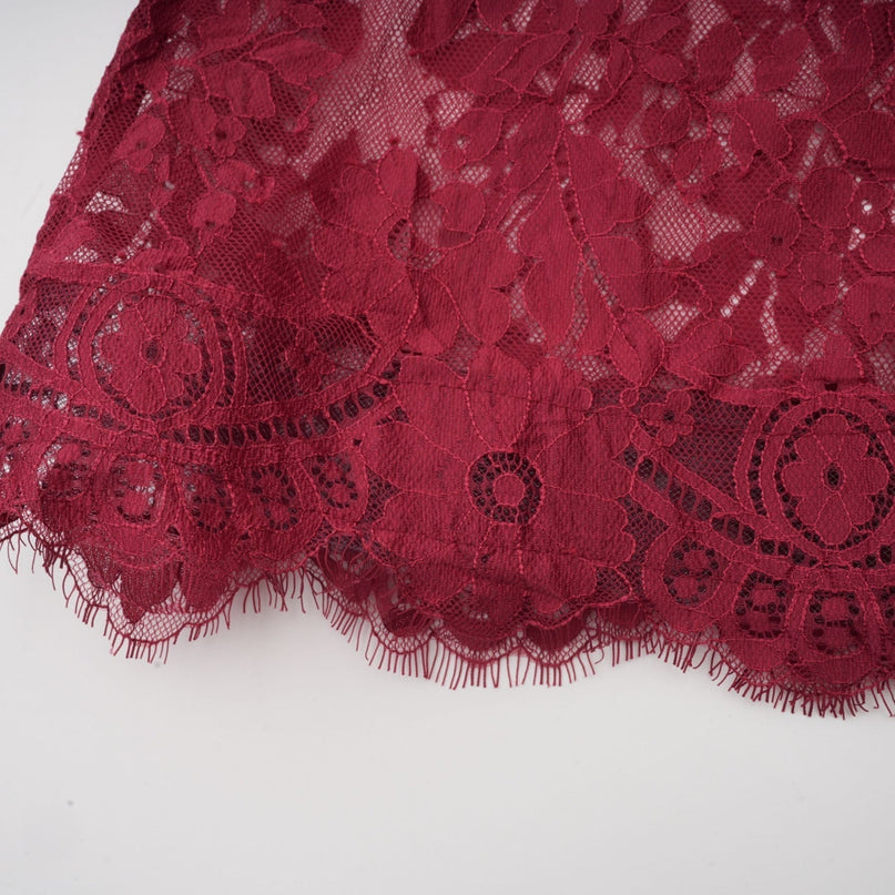 Guendalina Red Lace Oversize Dress