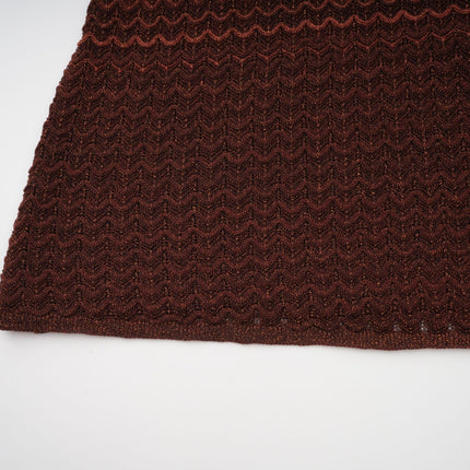 Haley Brown Gradient Knit Maxi Dress