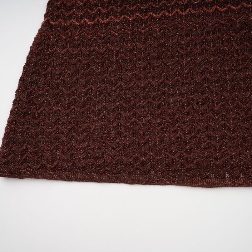 Haley Brown Gradient Knit Maxi Dress