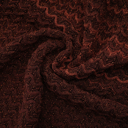 Haley Brown Gradient Knit Maxi Dress