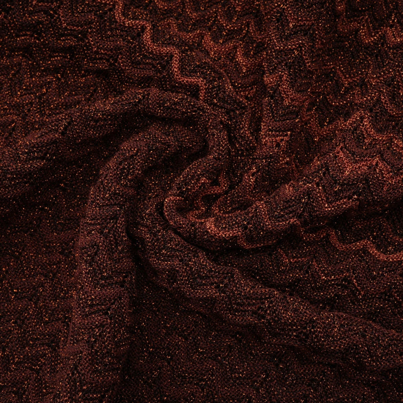 Haley Brown Gradient Knit Maxi Dress