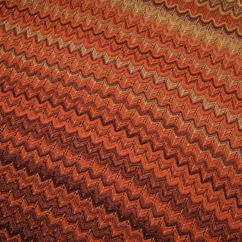Haley Brown Gradient Knit Maxi Dress