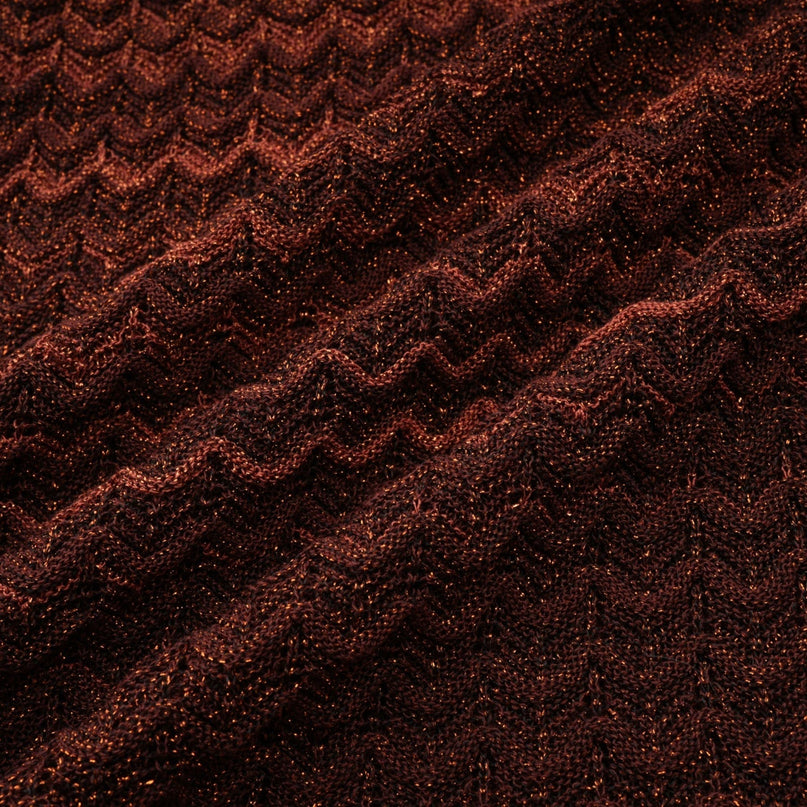 Haley Maxi Dress Brown Gradient Knit Hem Sleeveless Scoop Neck Spaghetti Straps Luxurious Stretch Jersey Fabric Elegant Knitted Construction Maxi Length Garden Party Evening Soirée 69% Terylene 31% Polyamide Composition