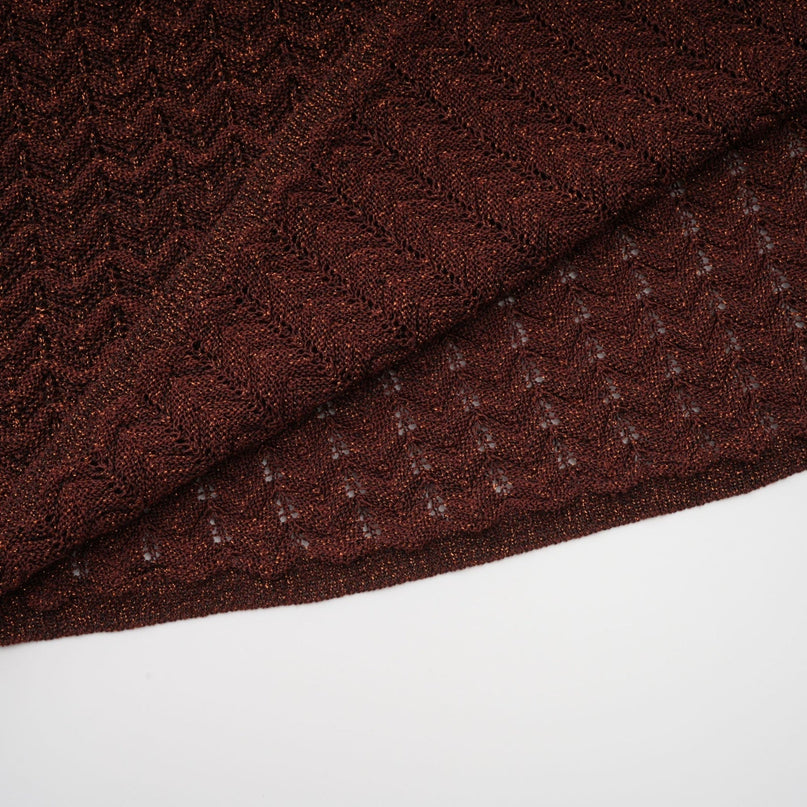 Haley Maxi Dress Brown Gradient Knit Hem Sleeveless Scoop Neck Spaghetti Straps Luxurious Stretch Jersey Fabric Elegant Knitted Construction Maxi Length Terylene Polyamide Composition