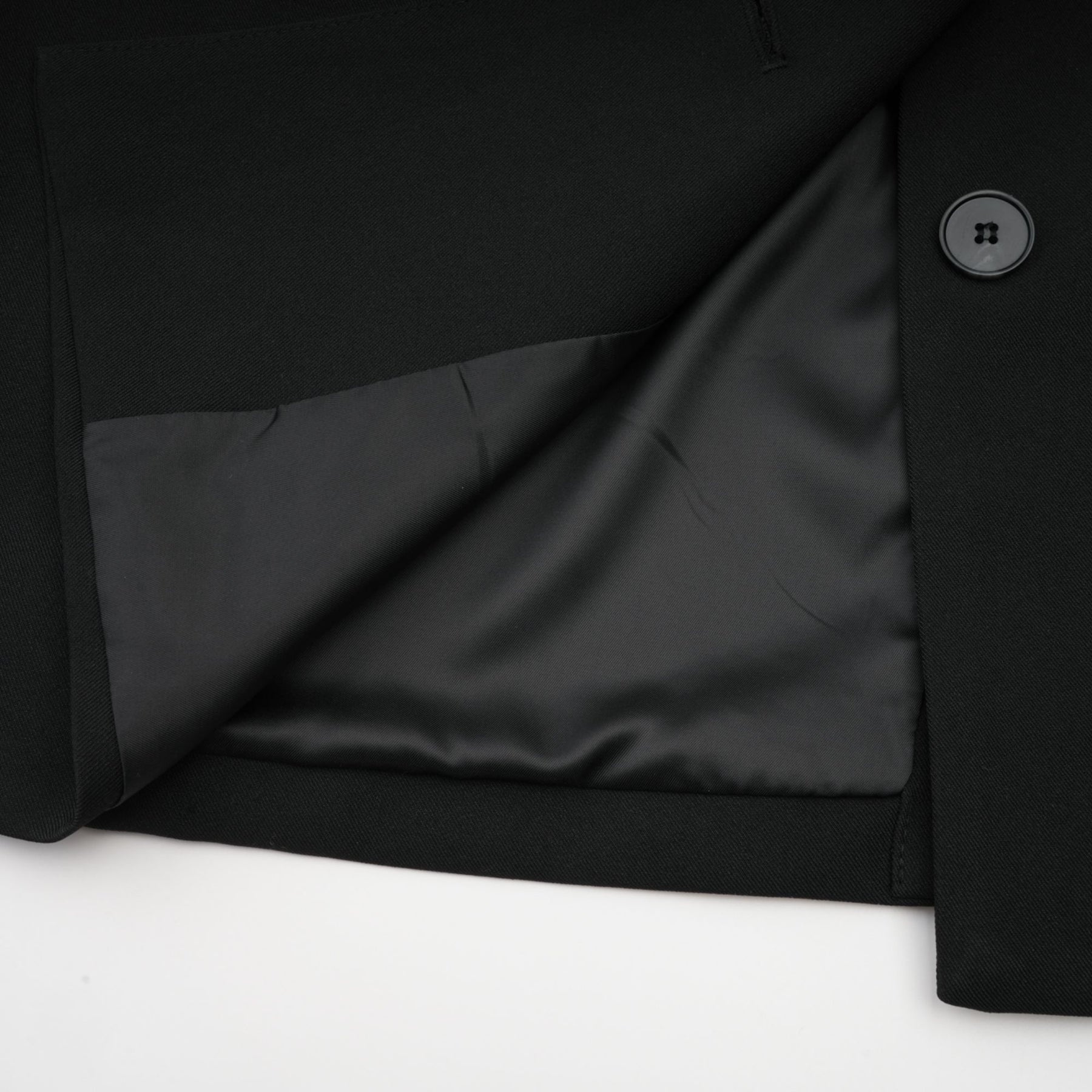 Halley black denimpanel ripped blazer