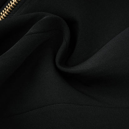 Harper tailored doublebreasted halterneck top