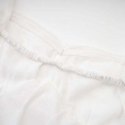Helena White Lace Maxi Dress with Diamond Embellishments