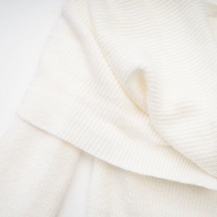 Helena White Twist Long Sleeve Top