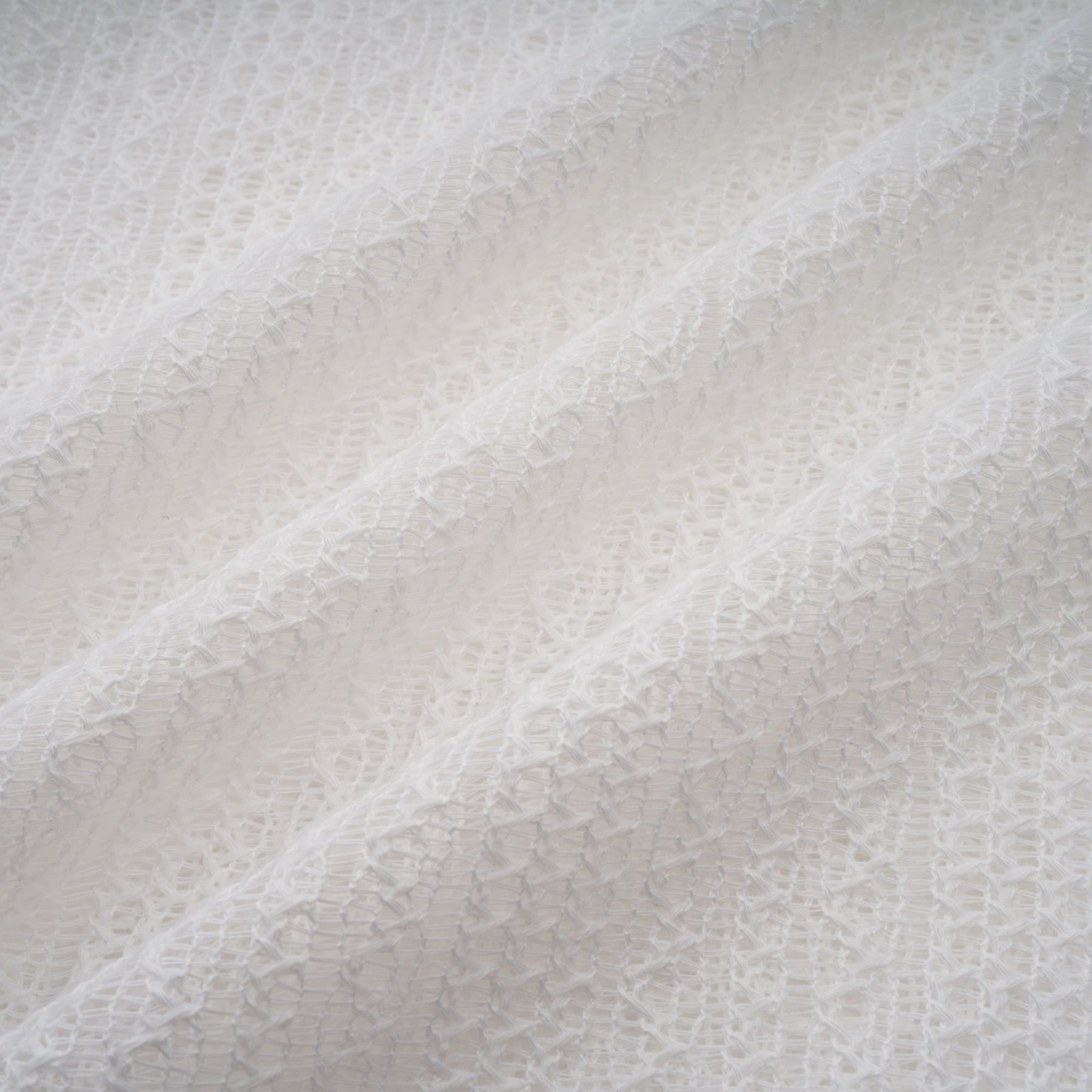 Hélène white pointelle puff midi dress