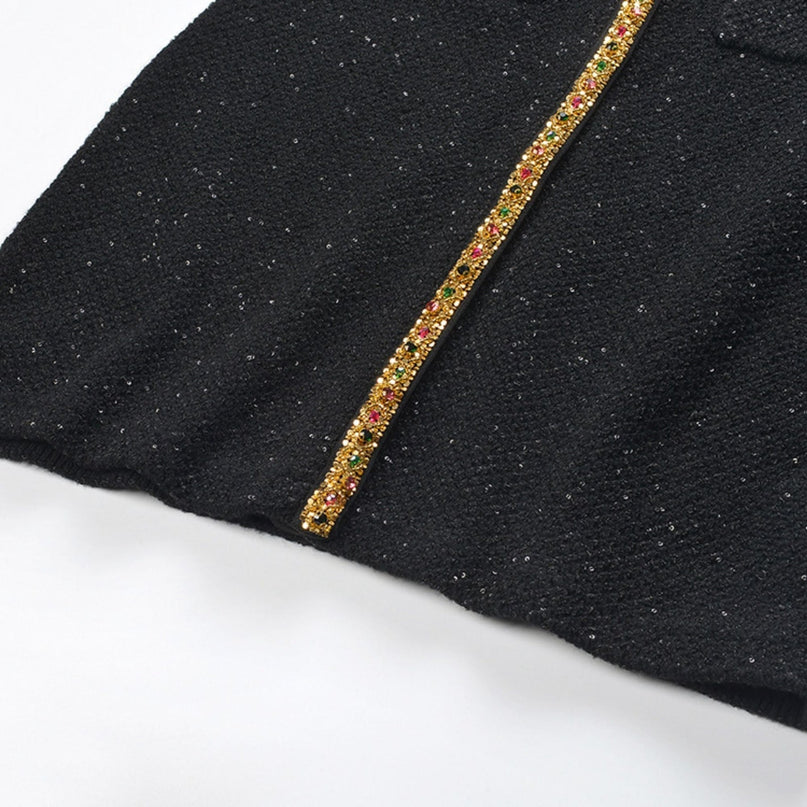 Héloïse sequin knitted dress