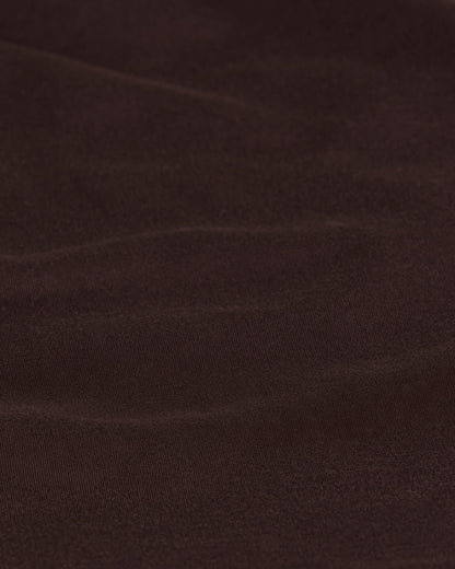 High - quality cropped joggers with elastic waistband and tape fit - Brown