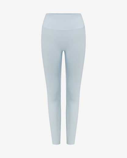 High - waist stretch leggings with scrunch detail - Blue
